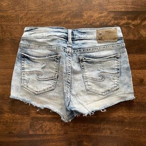 Silver Aiko Shorts